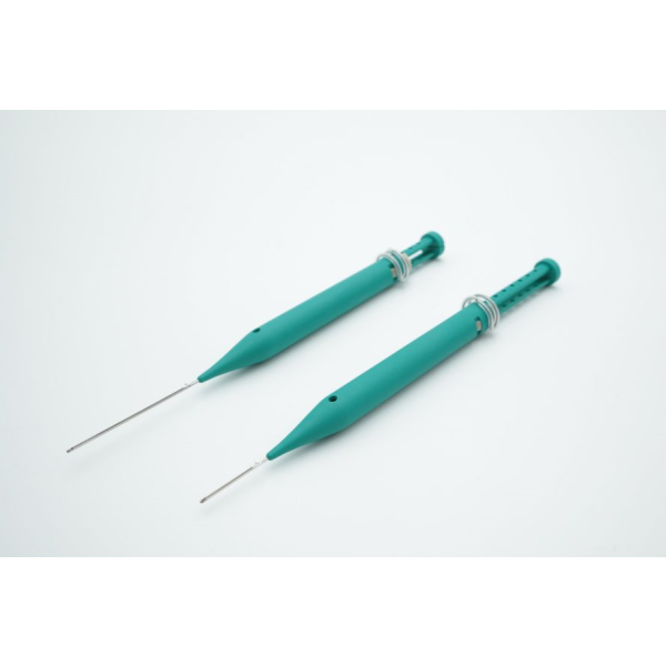 LacriJet preloaded monocanalicular intubation device for treating nasolacrimal duct obstruction.